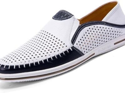 Genuine Leather Loafers Fashion Slip-on Casual Soft Summer Driving Shoes