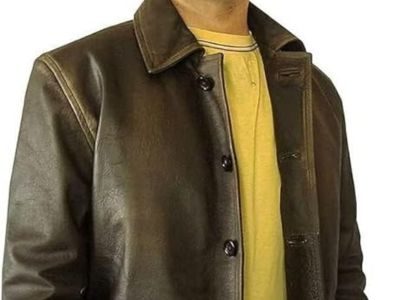 Hide & Seek Men’s Genuine Leather Trench Blazer – Vintage Classic Hunter Style Inspired by Paranormal Action TV Series