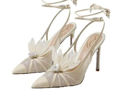 Ivory Vintage Heels Elegant
