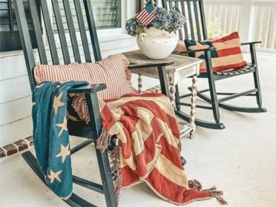 Old Glory American Flag Blanket