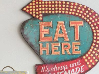 Retro Diner Wall Signs