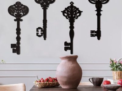 Rustic Key Wall Decor Rustic Key Wall Decor