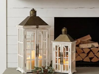 Rustic Table Lanterns Rustic Table Lanterns