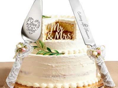 Rustic Wedding Cake Knife Set