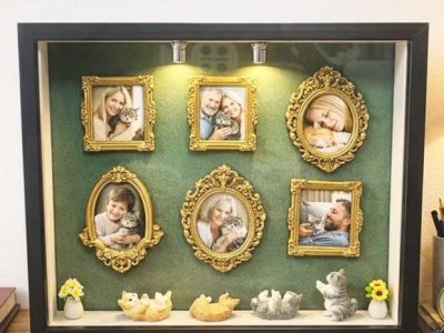 Skeleton Key Shadow Box Display