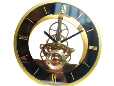 Table Clock Classic Anniversary Gift Antique Copper Aluminum Alloy Timepiece