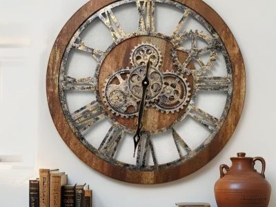 The Gears Clock: The Original Real Moving Gear Wall Clock Vintage The Gears Clock: The Original Real Moving Gear Wall Clock Vintage