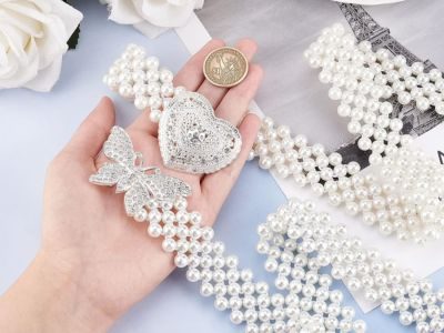 Vintage Belt Sash Pearl