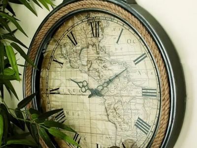 Vintage Coastal Wall Clock