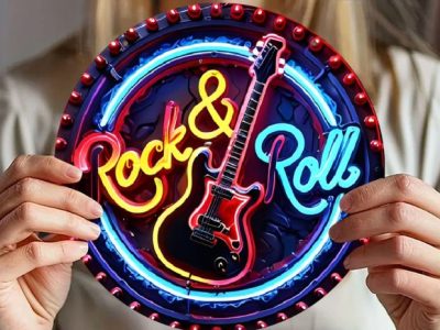 Vintage Neon Music Sign Vintage Neon Music Sign