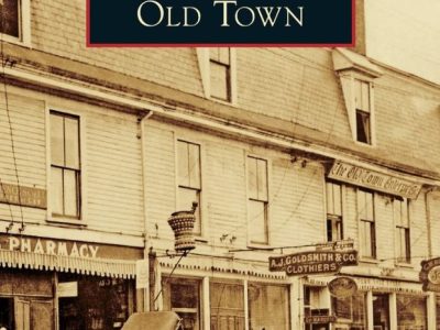 Vintage photo book featuring historic small-town America