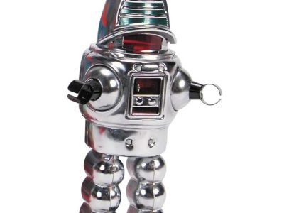 Vintage-Style Toy Robot Replica