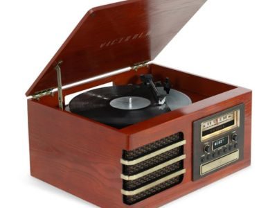 Vintage Wood Record Player Player