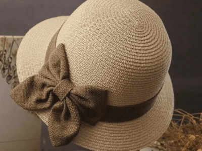 Womens Summer Hat Casual Straw Hat, Elegant Cloche Hat for Women, 1920s Vintage