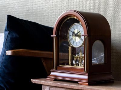 Wooden Mantel Clock